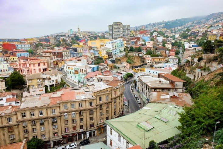 Valparaíso - vue sur la ville
