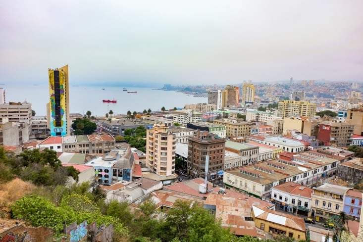Valparaíso - vue sur la ville