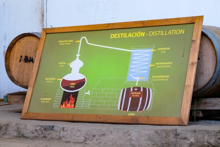 Vallée de l'Elqui - Explication de la distillation du pisco