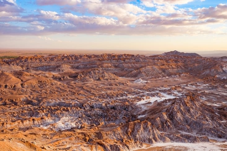 Valle de la Luna - Coucher de soleil