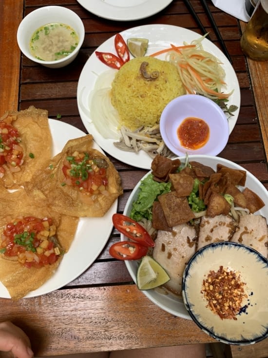 Wonton, Cao Lau et chicken rice