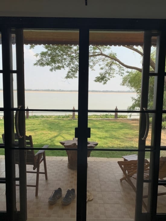 La vue de notre hôtel