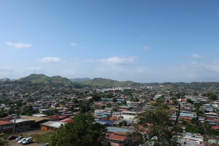 Les favélas autour de la ville