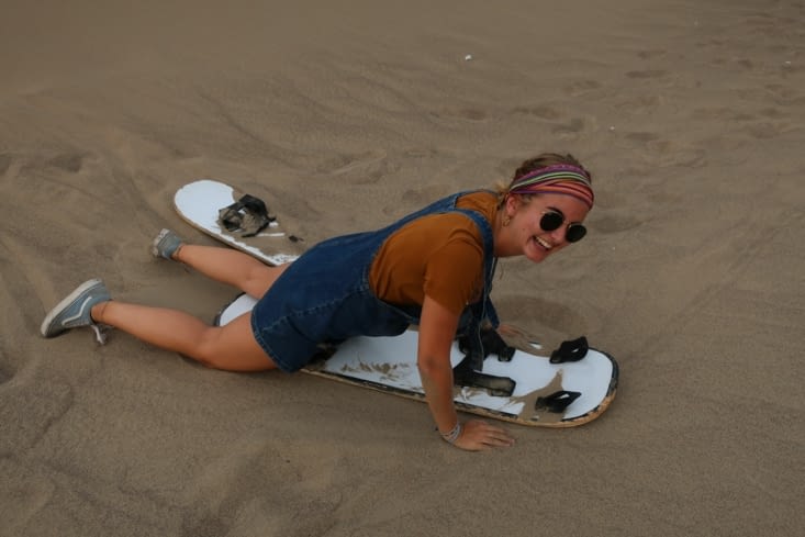 La planche pour sand surfer