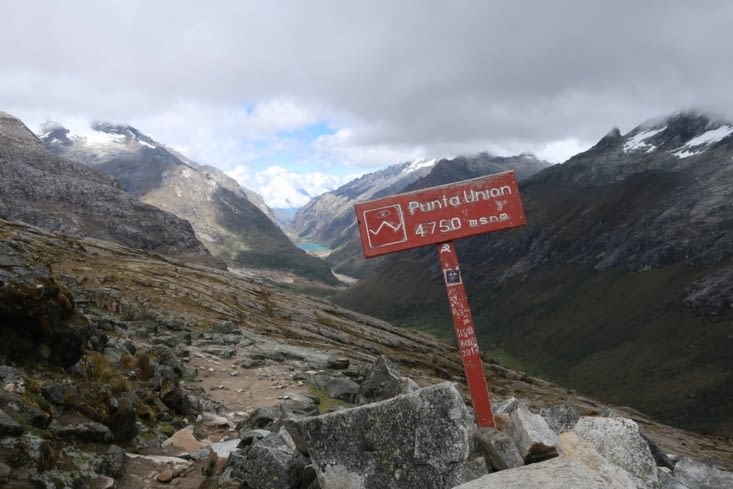 Point le plus haut du trek