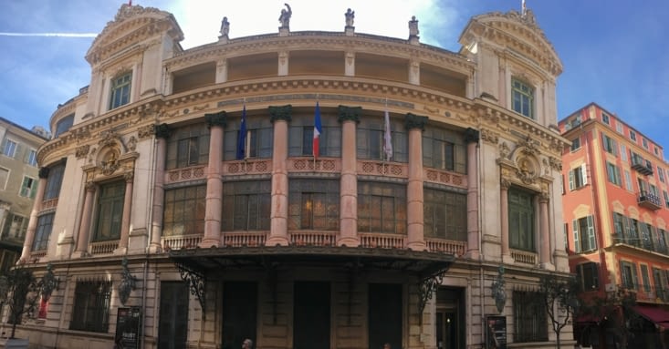 Le splendide théâtre de Nice.