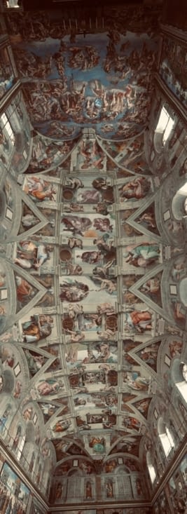 Quel plafond !!! Merci Monsieur Buonarroti