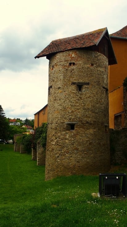 Les restes du château