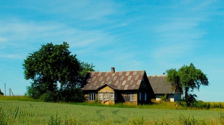 Journée architecturale, échantillon de maisons lituaniennes. Maison dite " écossaise "