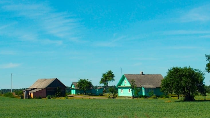Maison turquoise