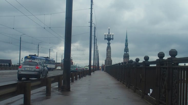 Arrivée humide à Riga