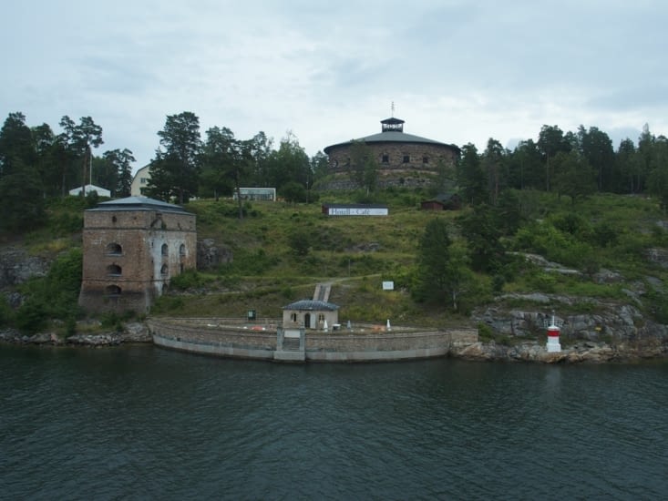 Une fortification, nous approchons de Stockholm