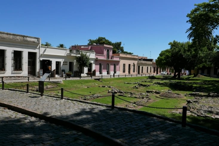 La plaza del centro historico de Colonia
