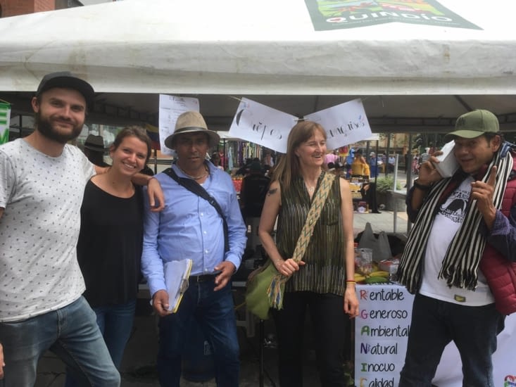 De gauche à droite : Ludo, moi, Luis, Maria et Liam