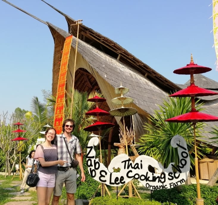 L'arrivée à la ferme bio.