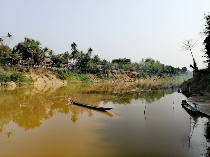 Les rives de la Nam Khan.