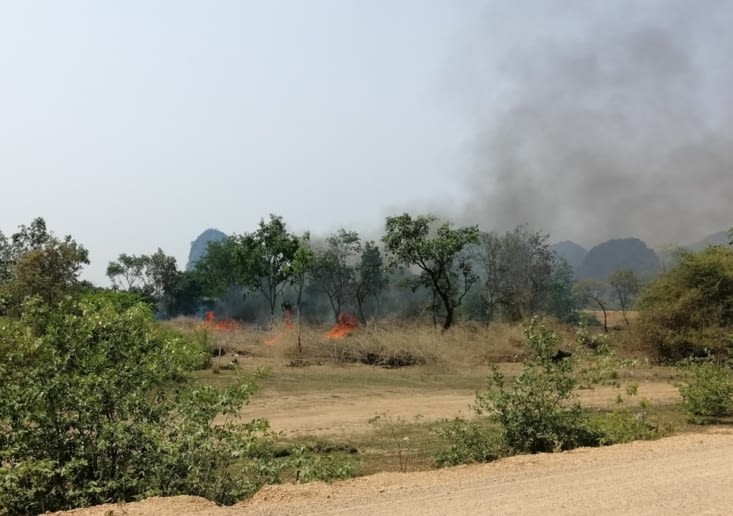 Brûlis. Cause importante de pollution dans le sud-est asiatique.