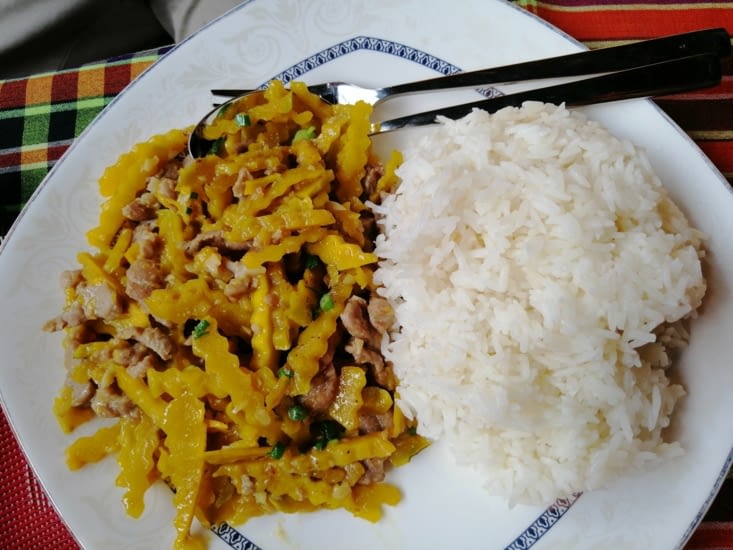 Riz frit au potiron chez Nary's kitchen