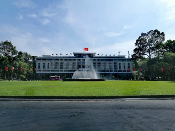 Le palais de la réunification.