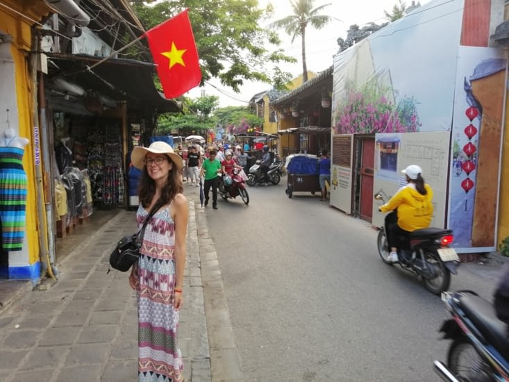 L'entrée dans Hoi An, classée au Patrimoine mondial de L'UNESCO.