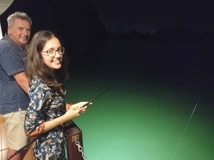 La pêche au calamar.