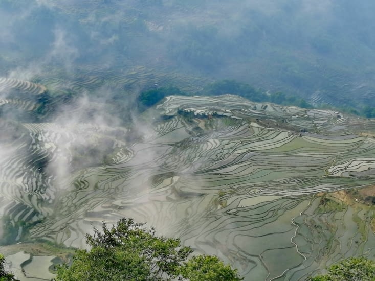 La montée des nuages.