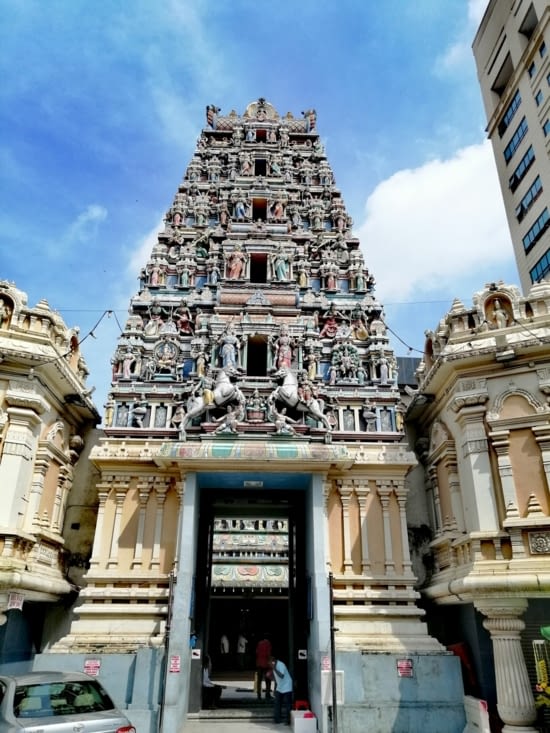 Le Sri Mahamaramman temple.