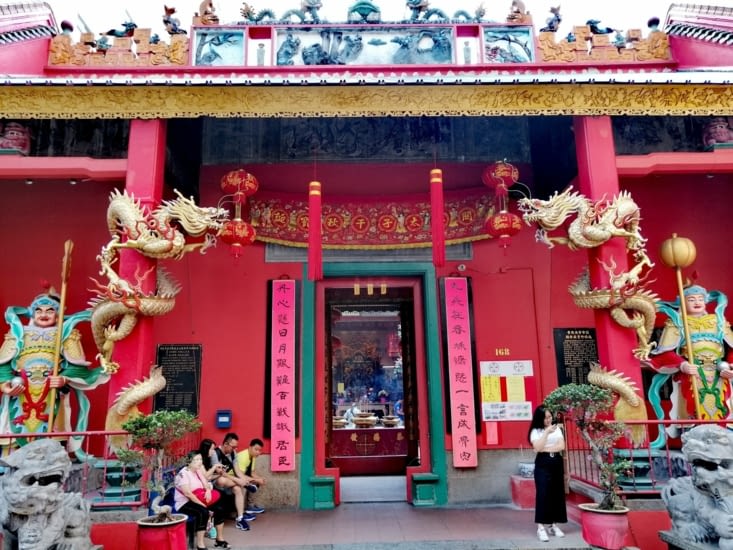 Le temple chinois Guan Di.