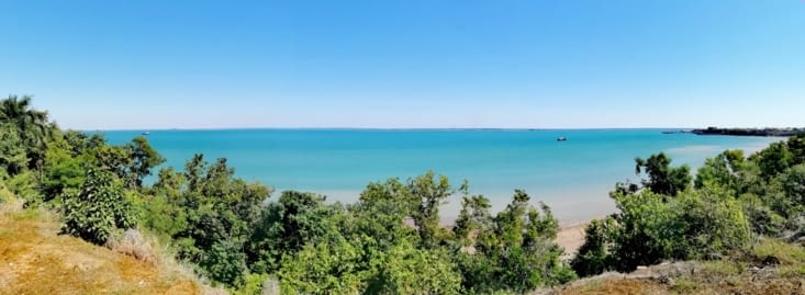 Une baie à croquer depuis le parc du bicentenaire.