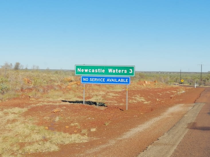 Tout est dit, Newcastle Waters est une ville fantôme