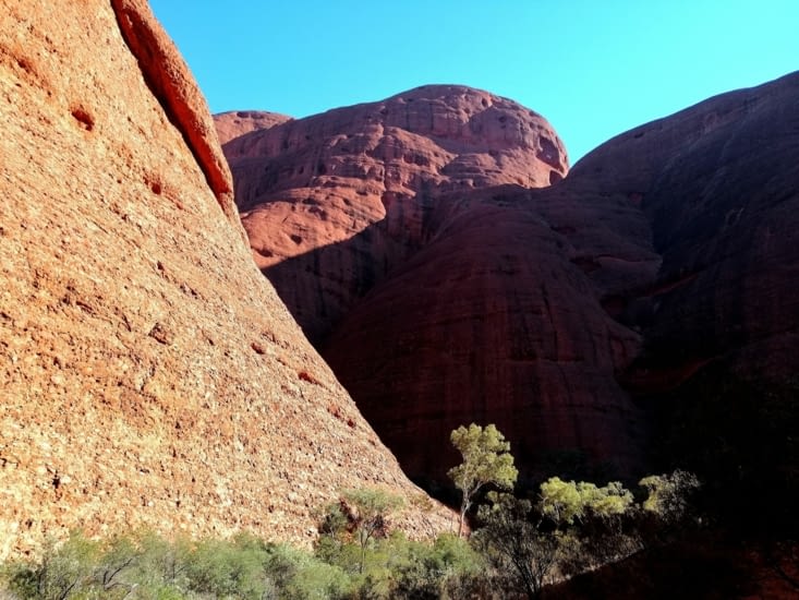 A l'entrée de la gorge.