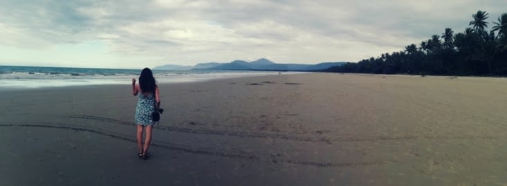 Une langue de sable.