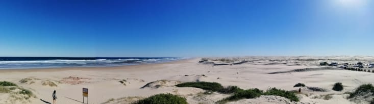 Les dunes d'Ana Bay.