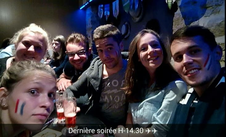 Victoire des bleus (veille du départ)