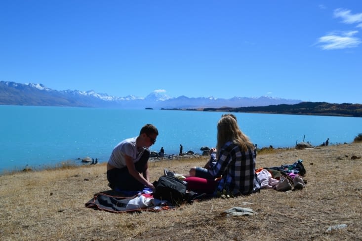 Le pique nique, quel rêve cette vue