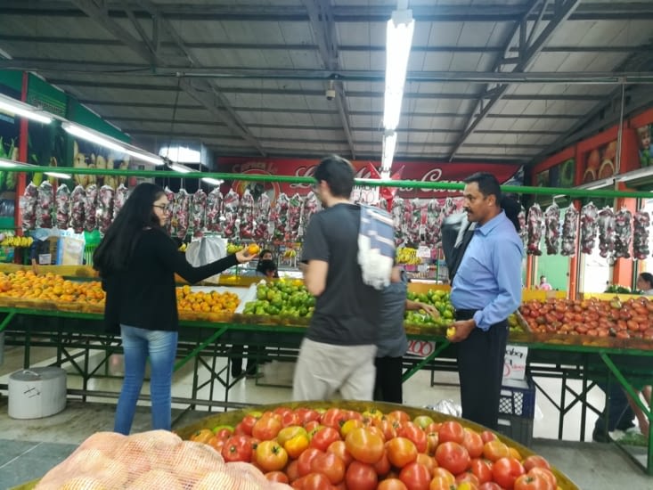 Le marché aux fruit de Fusa