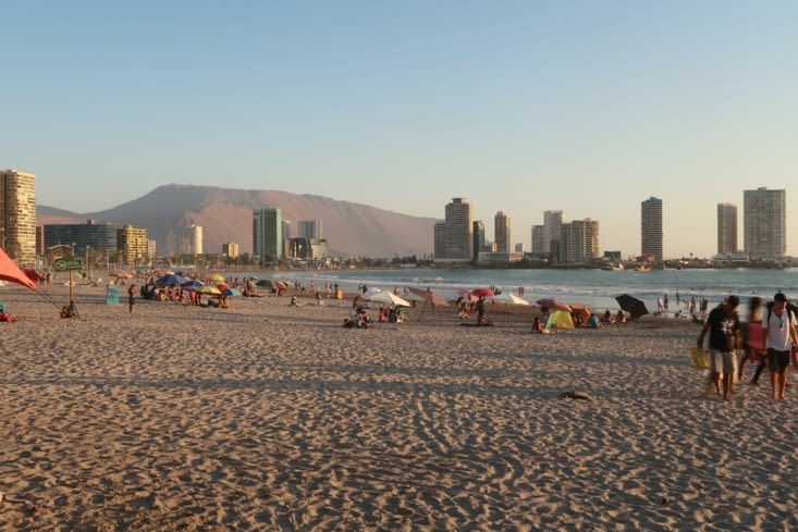 Baignade à Iquique