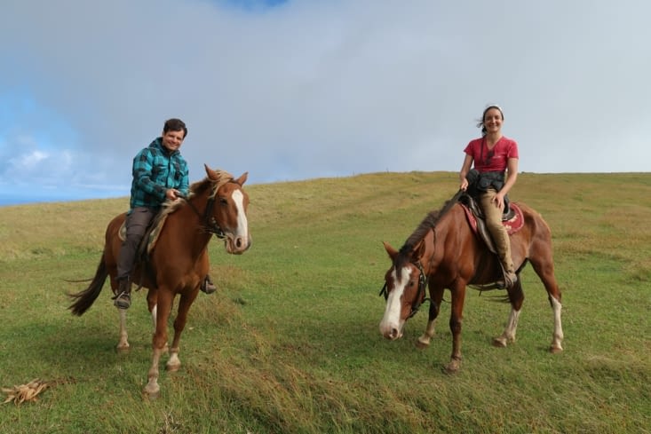 Cheval au volcan de Terevaka