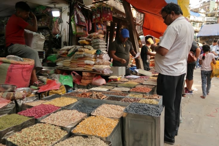 Asan Tole, le grand marché de Katmandou