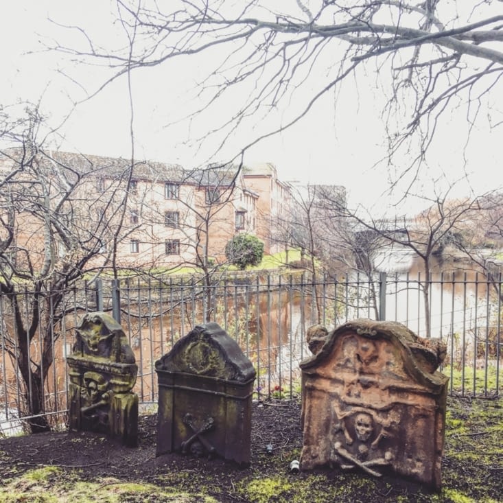 Le cimetière du quartier de Leith, à Edimbourg