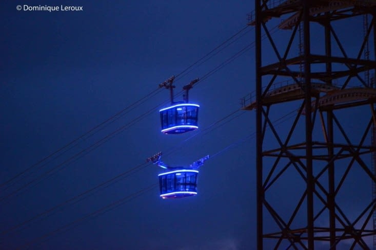 le téléphérique de nuit
