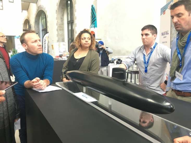 Présentation de Naval Group - était présent Guillaume et Nadia conseiller jeunes
