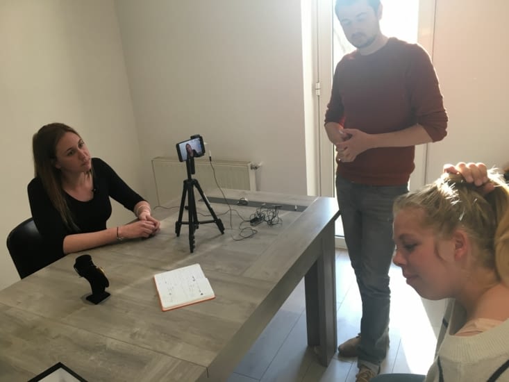 Atelier interview et lancement de la marque de Bijoux de Fanny