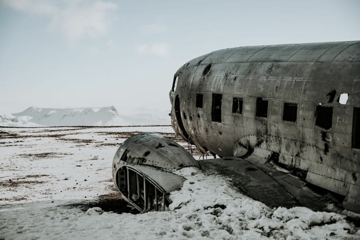 The plane wreck