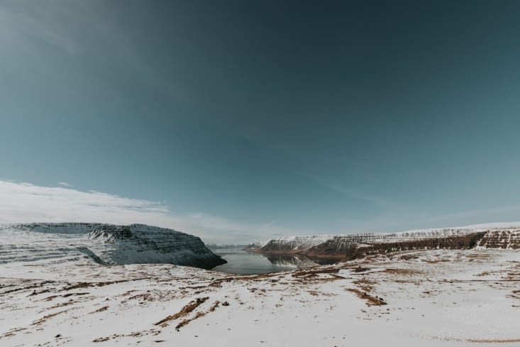 L'unique photo du trajet entre Dynjandi et Flókalundur.