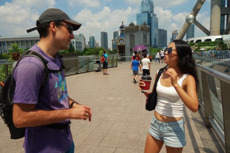 Notre couchsurfeuse / Our host