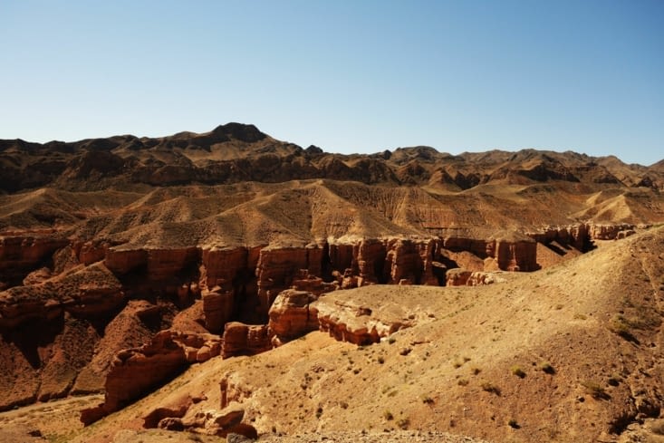 En haut du canyon / On the top of it