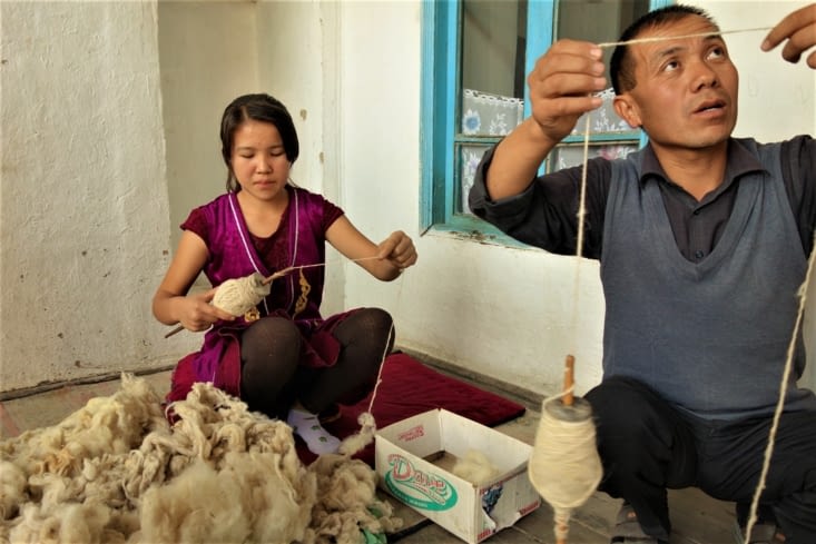 Préparation de la laine / Whool preparation