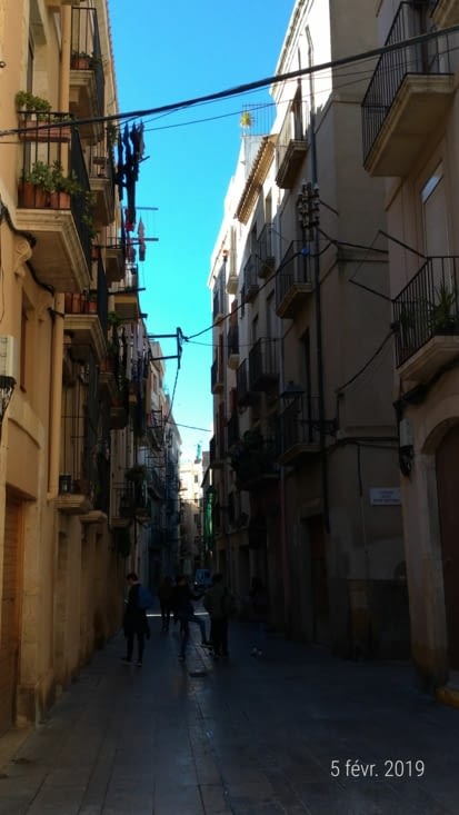 Et on arpente les ruelles étroites typiques de l'Espagne...