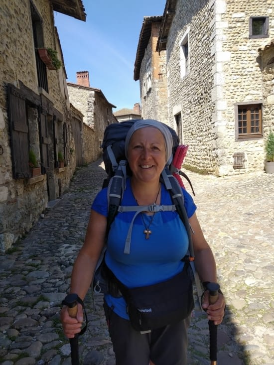 Au programme de la journée visite de Pérouges, magnifique village fortifié